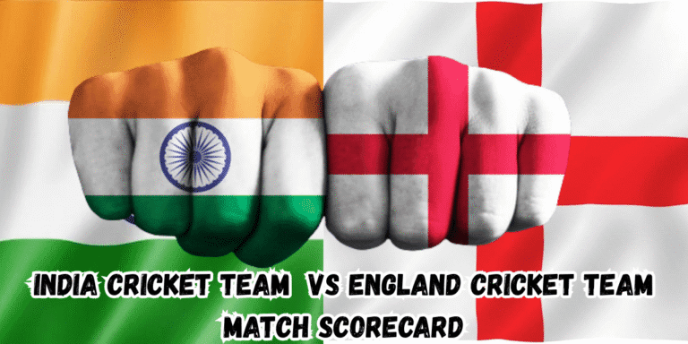 England Cricket Team vs India National Cricket Team Match Scorecard