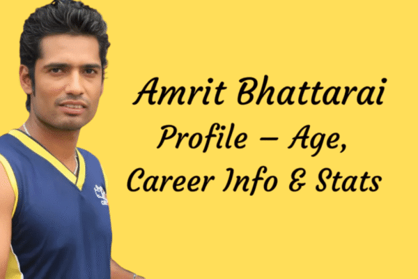 Amrit Bhattarai Profile – Age, Career Info & Stats Amrit Bhattarai