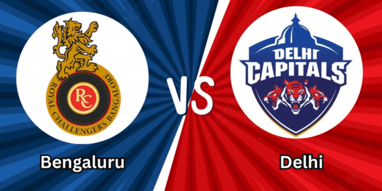 Delhi Capitals vs Royal Challengers Bengaluru Timeline