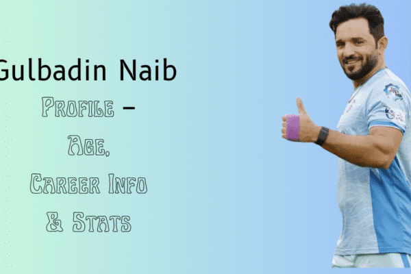 Gulbadin Naib Profile – Age, Career Info & Stats Gulbadin Naib