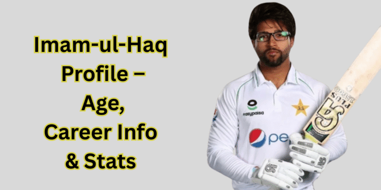 Imam-ul-Haq Profile – Age, Career Info & Stats