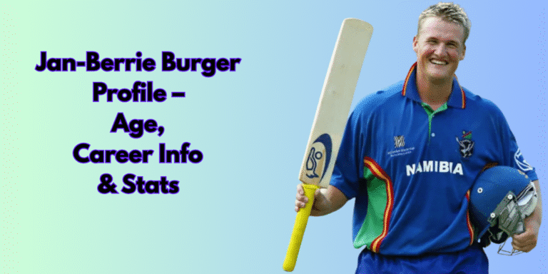 Jan-Berrie Burger Profile – Age, Career Info & Stats
