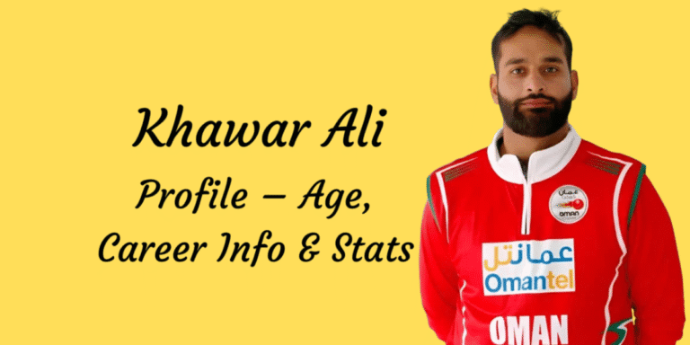 Khawar Ali Profile – Age, Career Info & Stats