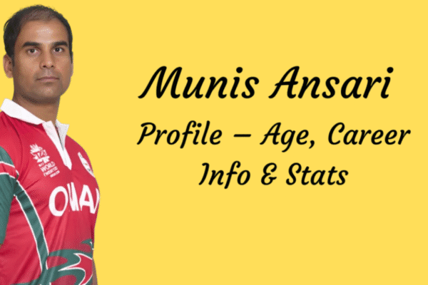Munis Ansari Profile – Age, Career Info & Stats Munis Ansari