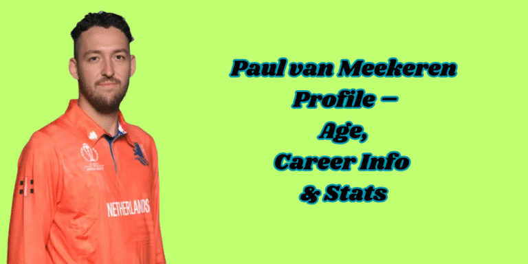 Paul van Meekeren Profile – Age, Career Info & Stats
