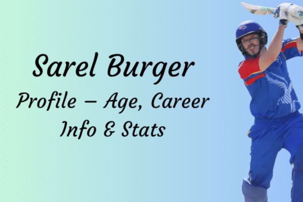Sarel Burger Profile – Age, Career Info & Stats Sarel Burger