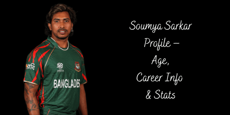 Soumya Sarkar Profile – Age, Career Info & Stats