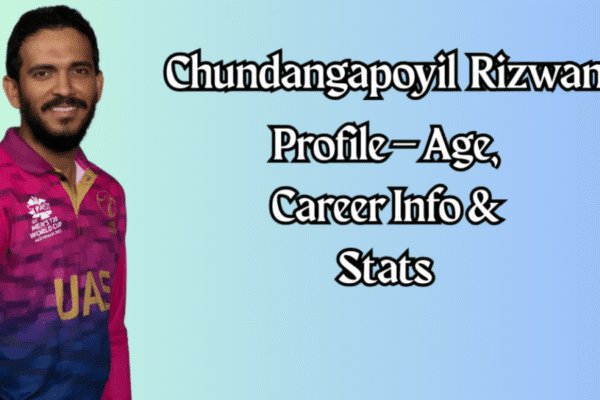 Chundangapoyil Rizwan Profile – Age, Career Info & Stats Chundangapoyil Rizwan