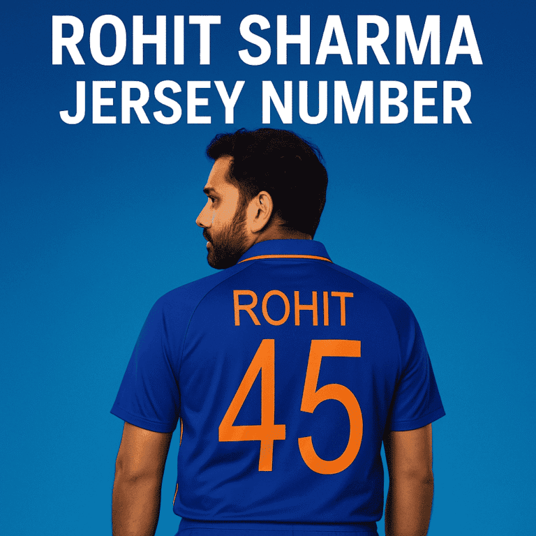 Rohit Sharma Jersey Number