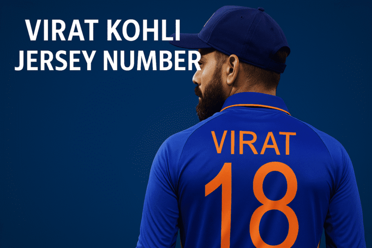 Virat Kohli Jersey Number