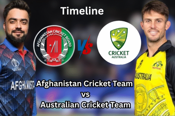 Afghanistan National Cricket Team vs Australian Men’s Cricket Team Timeline Afghanistan National Cricket Team vs Australian Men's Cricket Team Timeline