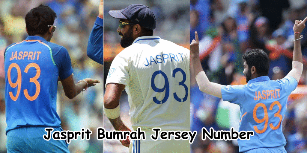 Jasprit Bumrah Jersey Number