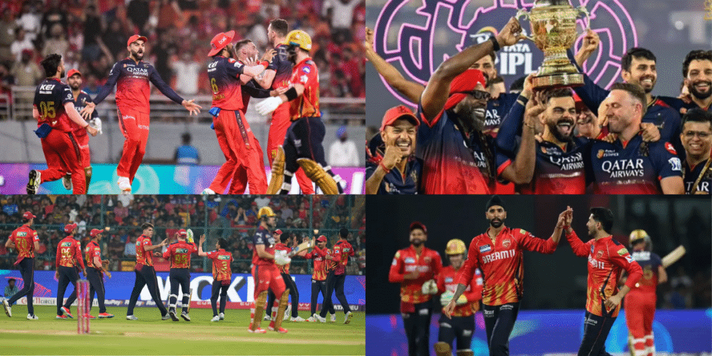 Punjab Kings vs Royal Challengers Bengaluru Timeline