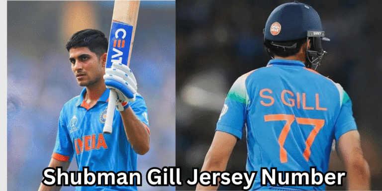 Shubman Gill Jersey Number