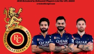 RCB Retained & Released Players List for IPL 2026 — Full Breakdown