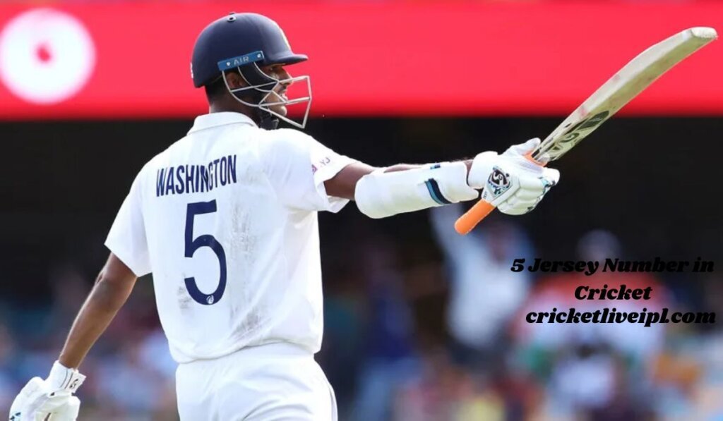 5 Jersey Number in Cricket