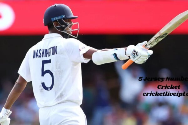 5 Jersey Number in Cricket