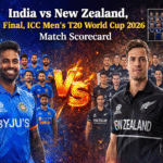 India vs New Zealand, Final, ICC Men's T20 World Cup 2026 Match Scorecard