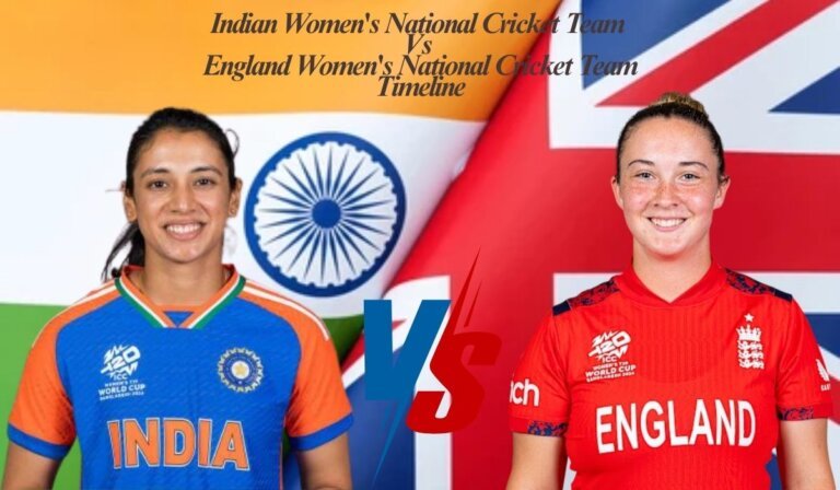 Indian Women’s National Cricket Team Vs England Women’s National Cricket Team Timeline