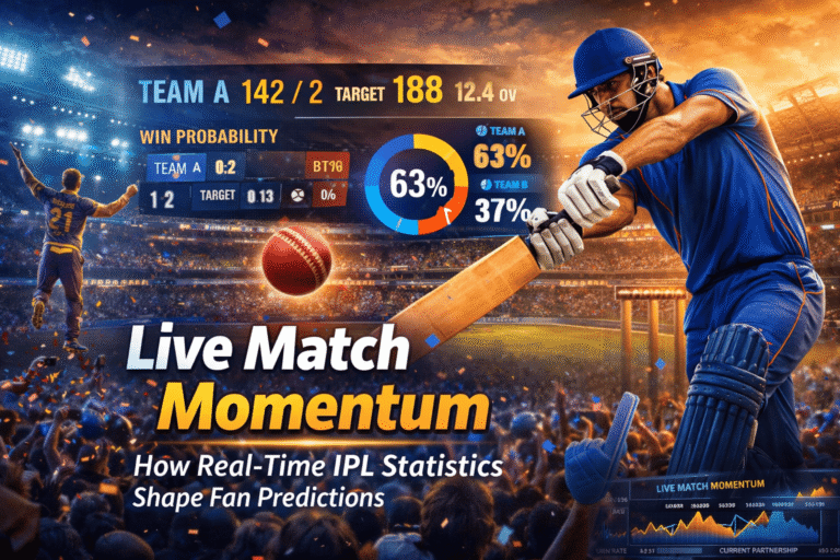 Live Match Momentum: How Real-Time IPL Statistics Shape Fan Predictions