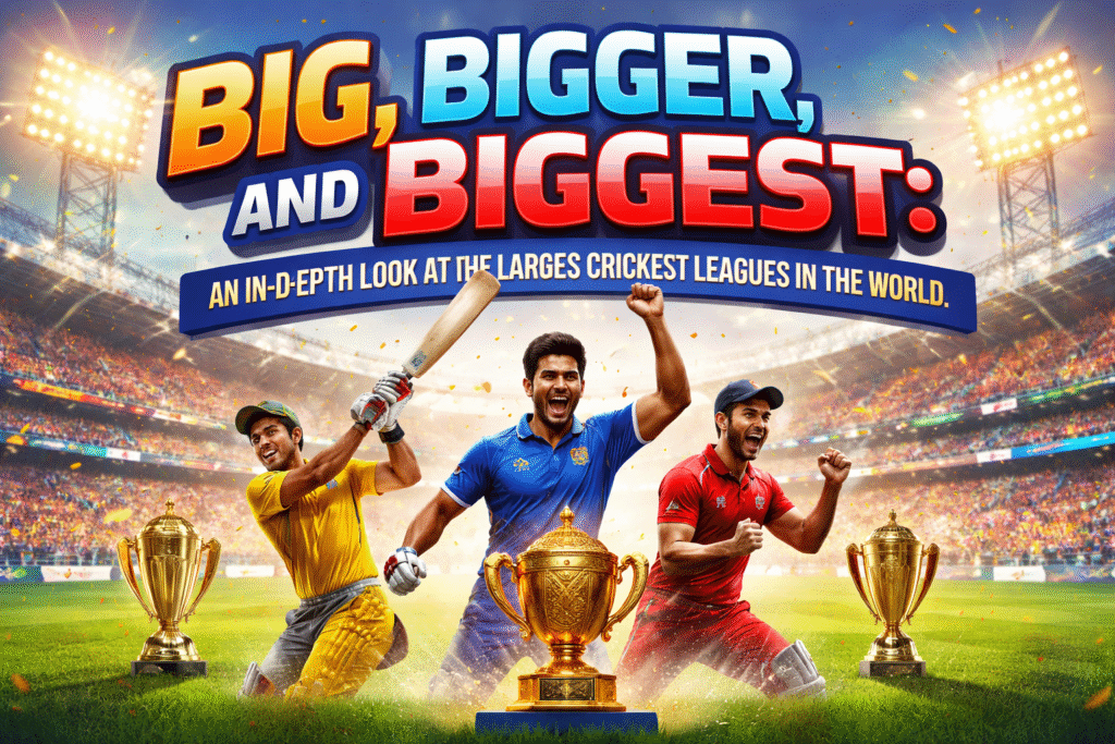 Big, Bigger, and Biggest An In-Depth Look at the Largest Cricket Leagues in the World