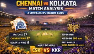 Chennai vs Kolkata Match Analysis – A Complete IPL Rivalry Guide