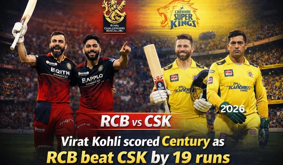Royal Challengers Bengaluru vs Chennai Super Kings Match Scorecard (IPL 2023) – Detailed Table-Based Analysis
