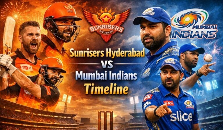 Sunrisers Hyderabad vs Mumbai Indians Timeline – Complete History, Stats & Rivalry Breakdown
