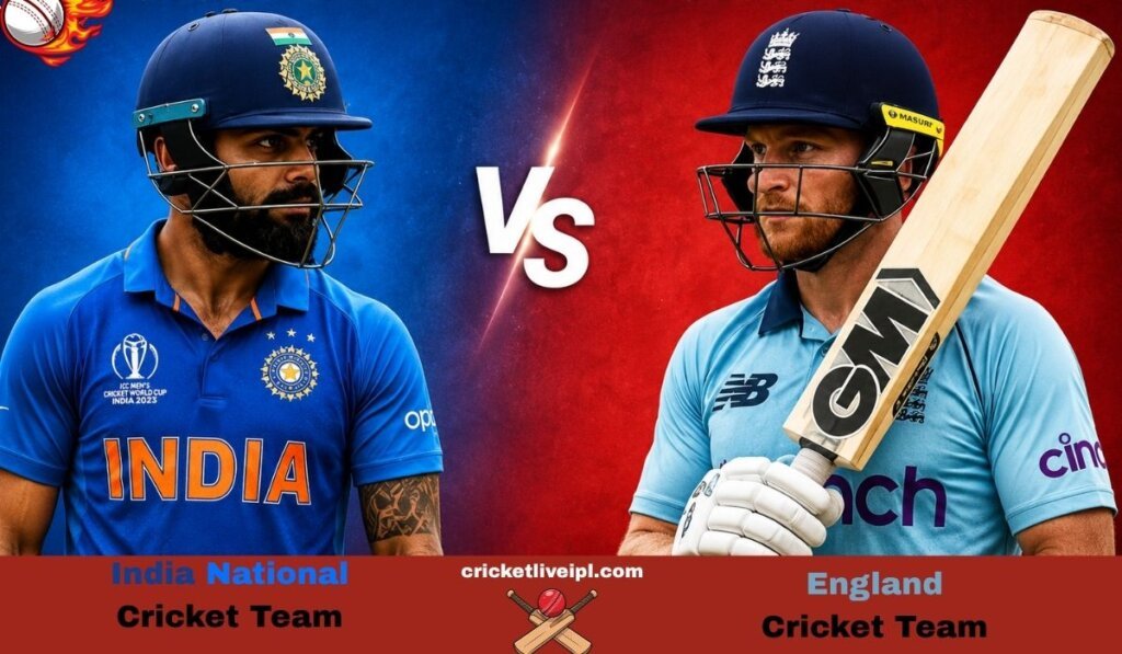 England Cricket Team vs India National Cricket Team Timeline