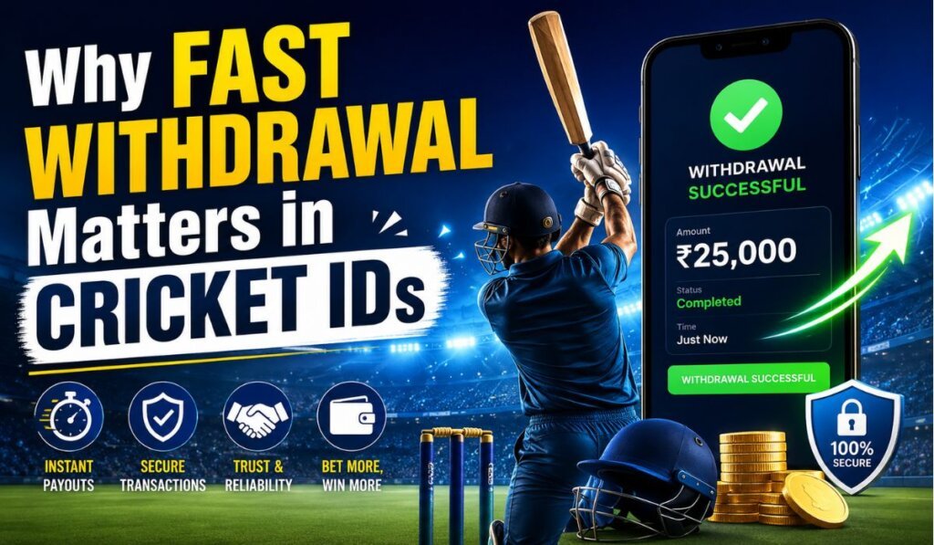 Why Fast Withdrawal Matters in Cricket IDs