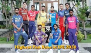Highest Fan Base in IPL 2026