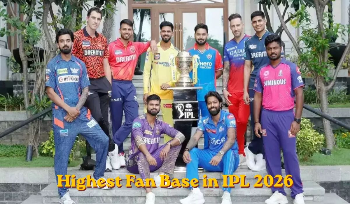 Highest Fan Base in IPL 2026